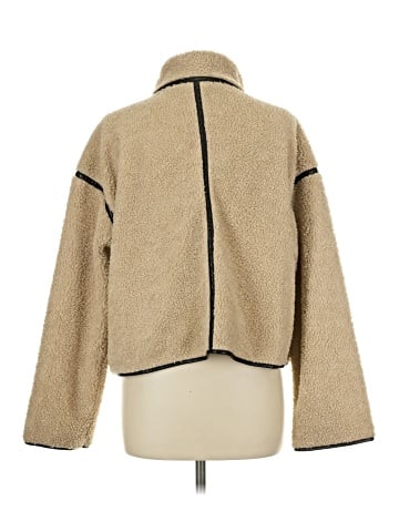 Blue Blush Faux Fur Jacket (view 2)