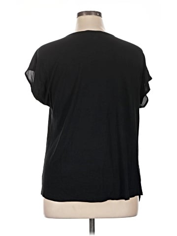 INC International Concepts Short Sleeve Blouse (view 2)