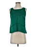 Talbots 100% Silk Green Sleeveless Silk Top Size 4 Petite - photo 1