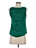 Talbots 100% Silk Green Sleeveless Silk Top Size 4 Petite - photo 2