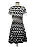CeCe Graphic Multi Color Silver Cocktail Dress Size M - photo 2