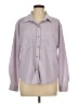 Assorted Brands 100% Polyester Houndstooth Purple Long Sleeve Blouse Size L - photo 1