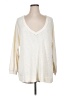 Pilcro Plaid Solid Multi Color Ivory Pullover Sweater Size XL - photo 1