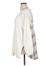 Pilcro Plaid Solid Multi Color Ivory Pullover Sweater Size XL - photo 5