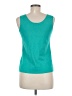 Chico's Teal Sleeveless T-Shirt Size Med (1) - photo 2