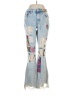 Almost Famous Graphic Blue Jeans Size 7 - photo 1