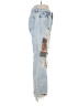 Almost Famous Graphic Blue Jeans Size 7 - photo 4