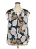 Daniel Rainn Gray Blue Sleeveless Blouse Size 2X - photo 1