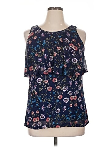 Sara Michelle Sleeveless Blouse (view 1)