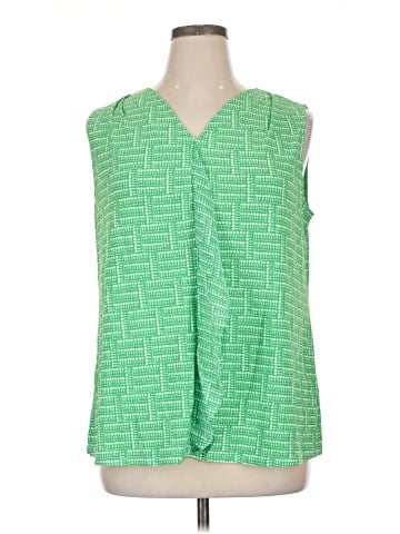 Roz & Ali Sleeveless Blouse (view 1)