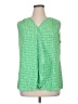 Roz & Ali Green Sleeveless Blouse Size 1X - photo 1