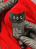 R.Q.T 100% Acrylic Red Poncho Size XL - photo 7