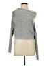 Akira Chicago Black Label Metallic Silver Gray Pullover Sweater Size L - photo 1