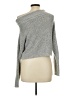 Akira Chicago Black Label Metallic Silver Gray Pullover Sweater Size L - photo 2