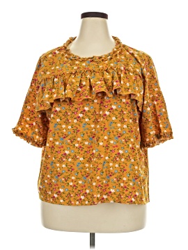 Emery Rose Short Sleeve Blouse