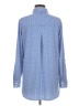 Tyler Boe Print Blue Long Sleeve Button-Down Shirt Size M - photo 2