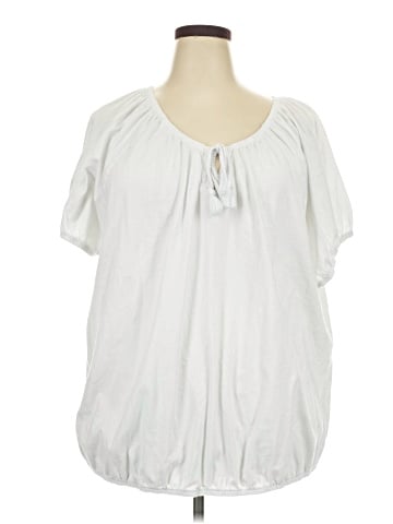 Ellos Short Sleeve Blouse (view 1)