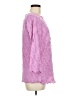 Susan Graver 100% Nylon Pink 3/4 Sleeve Blouse Size M - photo 4