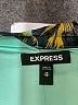 Express 100% Polyester Tropical Teal Casual Dress Size XS - photo 7