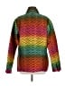 Chico's Design Print Multi Color Orange Jacket Size Med (1) - photo 2