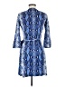 Diane von Furstenberg Snake Print Blue Kimono Size 6 - photo 2