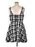 ELOQUII 100% Polyester Tweed Black Casual Dress Size 14 - photo 2