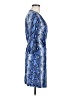Diane von Furstenberg Snake Print Blue Kimono Size 6 - photo 4