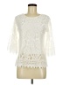 Assorted Brands Ivory 3/4 Sleeve Blouse Size M (estimated) - photo 1