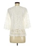Assorted Brands Ivory 3/4 Sleeve Blouse Size M (estimated) - photo 2