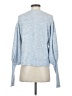 Line & Dot Blue Pullover Sweater Size S - photo 2