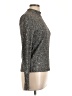 Michael Stars Metallic Gray Turtleneck Sweater Size Lg (2) - photo 4