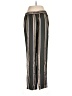Theory 100% Viscose Stripes Black Casual Pants Size M - photo 2