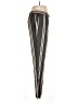 Theory 100% Viscose Stripes Black Casual Pants Size M - photo 4