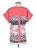 Notations 100% Polyester Pink Short Sleeve Blouse Size S - photo 2