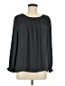 Ann Taylor LOFT 100% Polyester Gray Long Sleeve Blouse Size M - photo 1