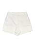 Express Solid Ivory Shorts Size 4 - photo 1
