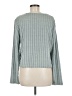 Unbranded 100% Polyester Gray Long Sleeve Blouse Size M - photo 2