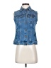Assorted Brands Blue Denim Vest Size XS - photo 1
