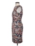 The Limited 100% Polyester Paisley Brown Cocktail Dress Size 2 - photo 5