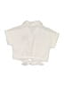 Lily Bleu 100% Polyester Ivory Short Sleeve Blouse Size S (kids) - photo 2