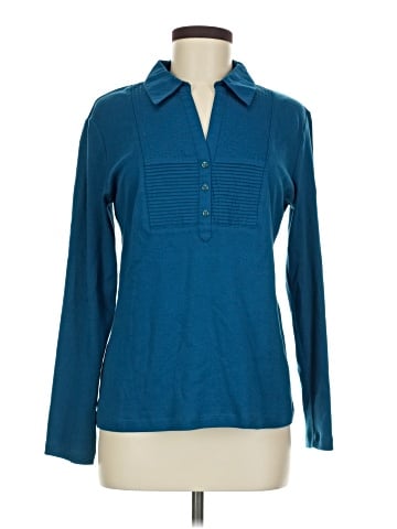 Karen Scott Long Sleeve Blouse (view 1)