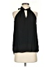 Unbranded 100% Polyester Black Sleeveless Blouse Size S - photo 1
