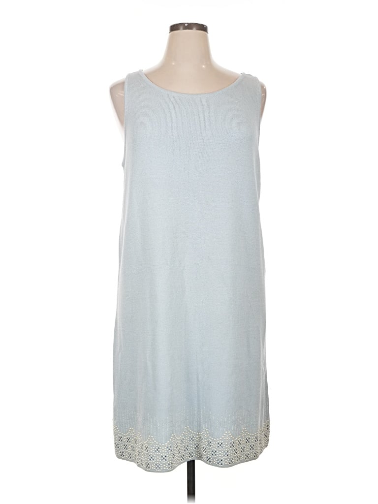 Pre-owned St John Casual Dress In Gray