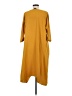 WUKOgals Solid Yellow Casual Dress Size M - photo 2