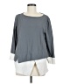 Porto Gray 3/4 Sleeve Blouse Size 8 (2) - photo 1