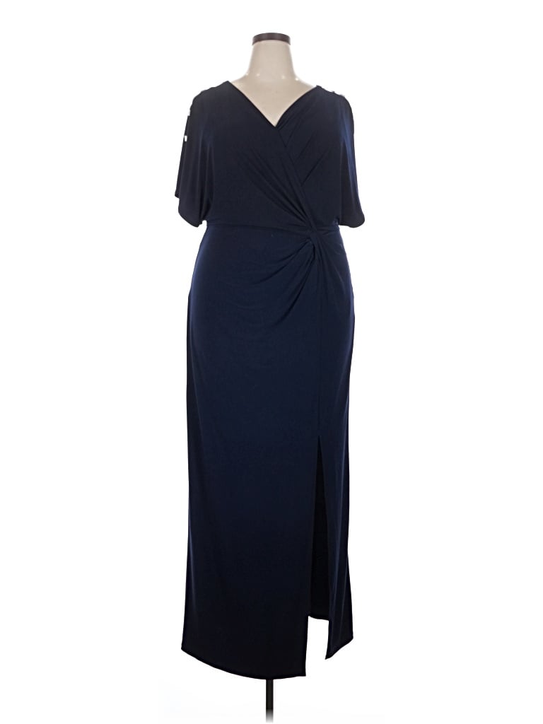 Pre-owned Alex Evenings Cocktail Dress In Blue