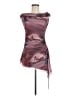 Blanc Tie-dye Burgundy Cocktail Dress Size M - photo 1