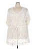 Lane Bryant 100% Nylon Ivory Kimono Size 26 - 28 Plus - photo 1