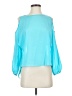 MM Couture 100% Polyester Teal 3/4 Sleeve Blouse Size S - photo 1