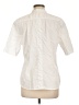 Laundry by Shelli Segal White Short Sleeve Blouse Size 12 - photo 2